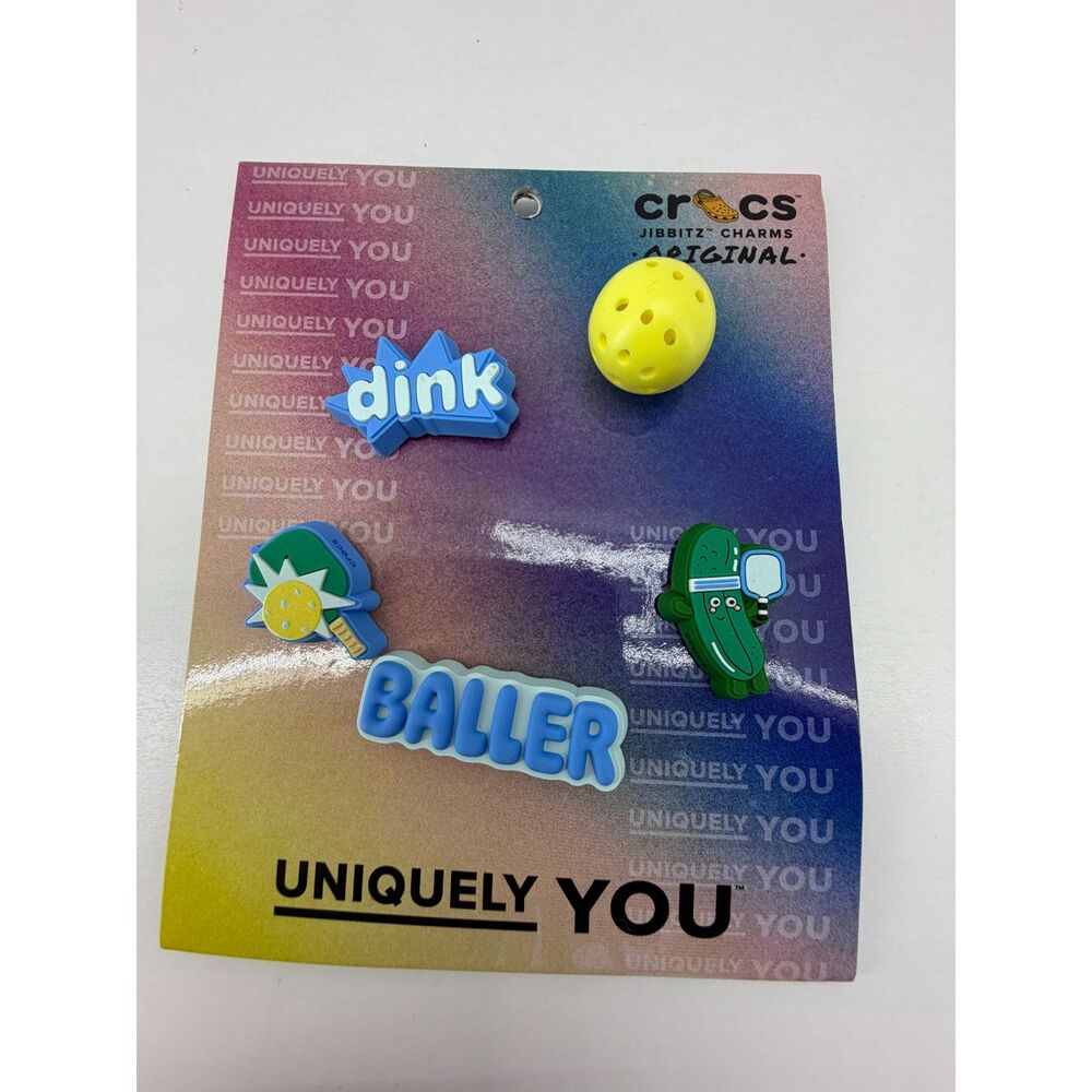 Crocs Jibbitz Pickle Ball - 5 Pack